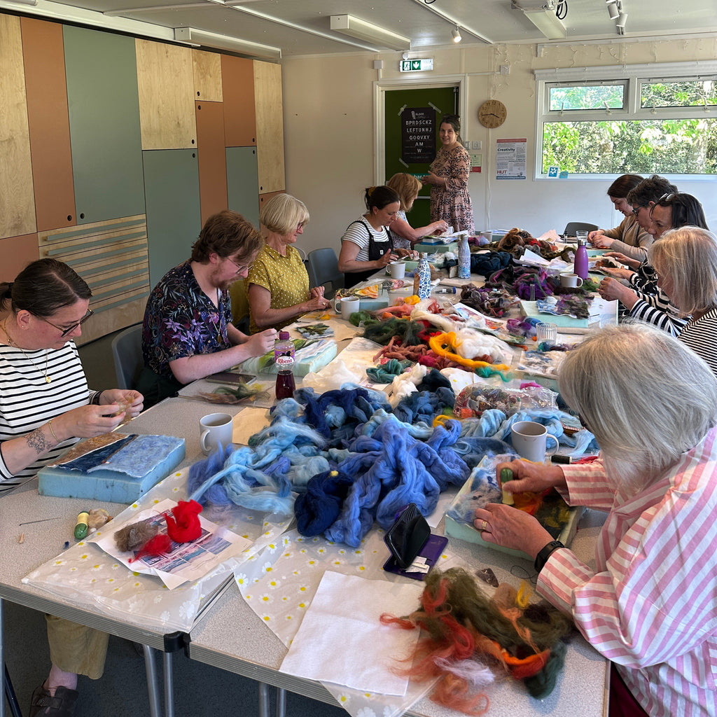 Needle felted Landscapes