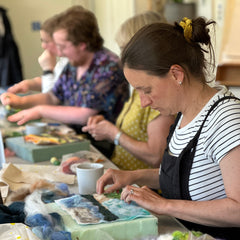 Needle felted Landscapes
