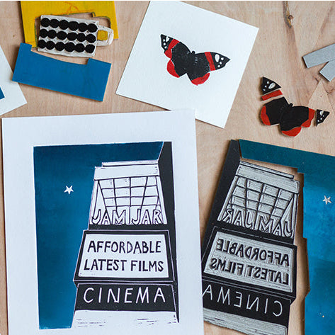 Jigsaw Lino Printing