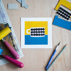 Jigsaw Lino Printing