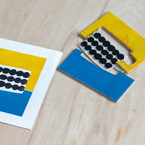 Jigsaw Lino Printing