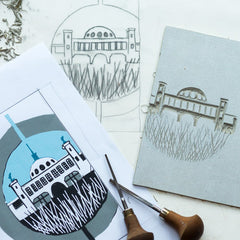 Reduction Lino Printing